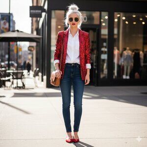 EUC Zara Z1975 distressed mid rise, straight leg, slim fit denim jeans, US 6